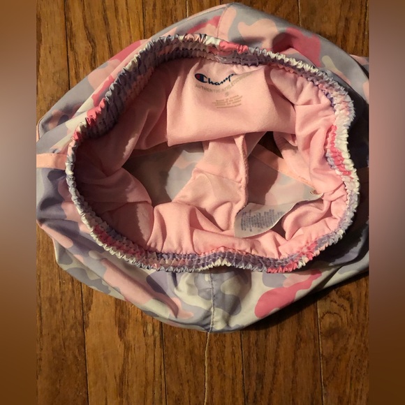 Girls Champion Athletic Shorts | Pink and Purple Camo - Picture 5 of 5